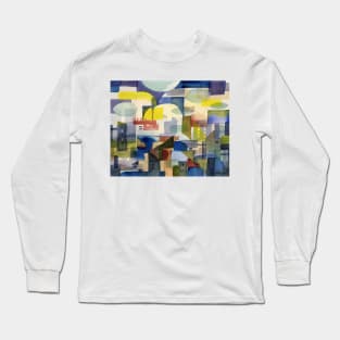 Cityscape with Clouds Long Sleeve T-Shirt